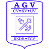 Logo der AGV mit Kreuz und Anker, das die Mitgliedsverbände CV, KV, UV, RKDB und TCV nennt