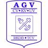 Logo der AGV mit Kreuz und Anker, das die Mitgliedsverbände CV, KV, UV, RKDB und TCV nennt